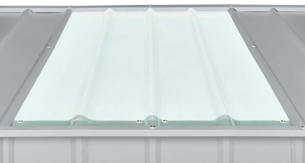 fém kerti ház GLOBEL 108 ZÖLT + napfénytető LG2501