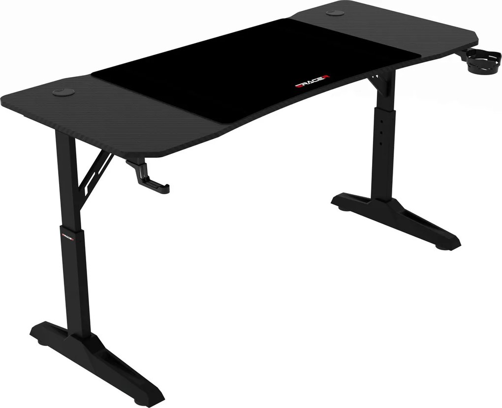 NERO állítható gamer asztal 120 × 60 cm