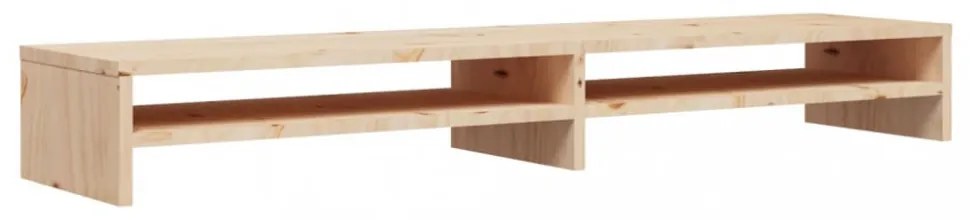tömör fenyőfa monitorállvány 100 x 24 x 13 cm