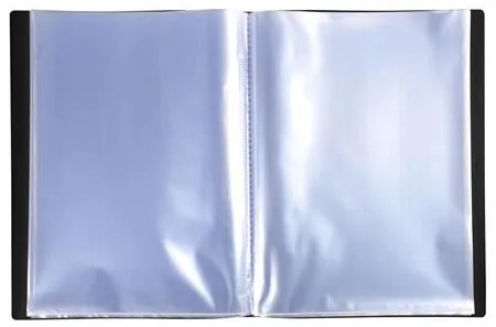 Bemutatómappa, 30 zsebes, A4, EXACOMPTA Opak, fekete (EX8831E)