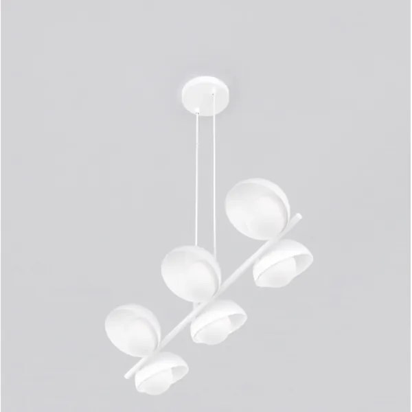 Kábeles csillár BOOM 6xG9/8W/230V fehér