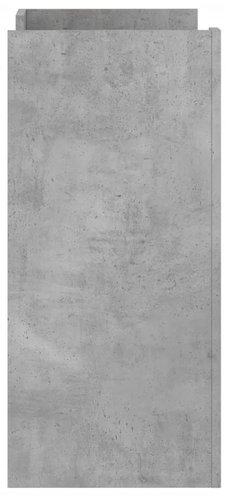 betonszürke szerelt fa tálalószekrény 73,5 x 35 x 75 cm