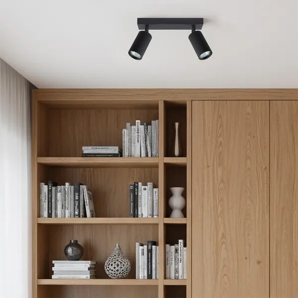 Brilagi - LED RGBW Dimmelhető spotlámpa SELE MODERN 2xGU10/4,8W/230V fekete