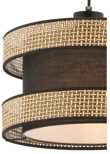 HALO kábeles csillár 1xE27/60W/230V barna/bézs