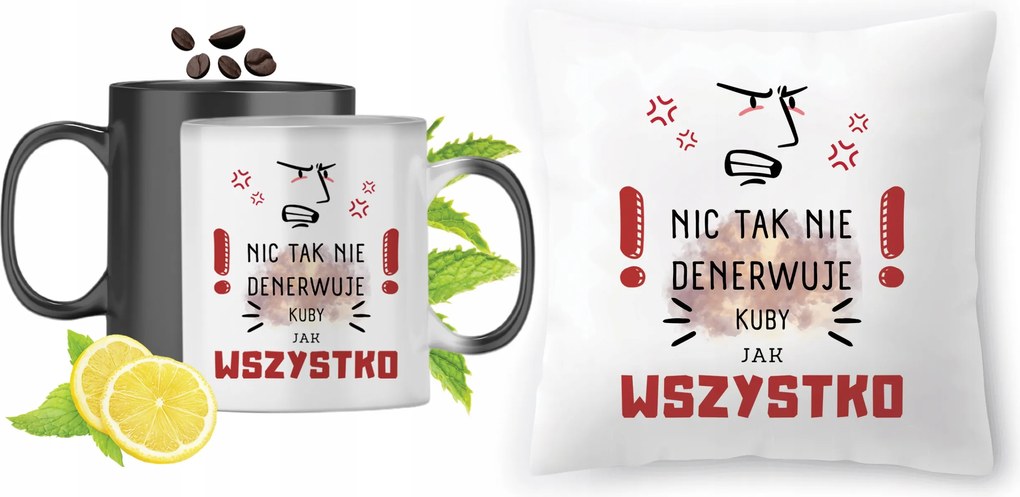 Kuba Mágikus bögre fényképes nyomott mintás párna szett