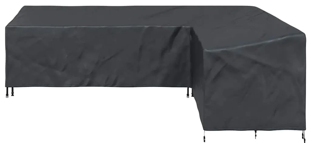 Kültéri bútor takaró Fekete 286 x 222 x 80 cm 600D szövet