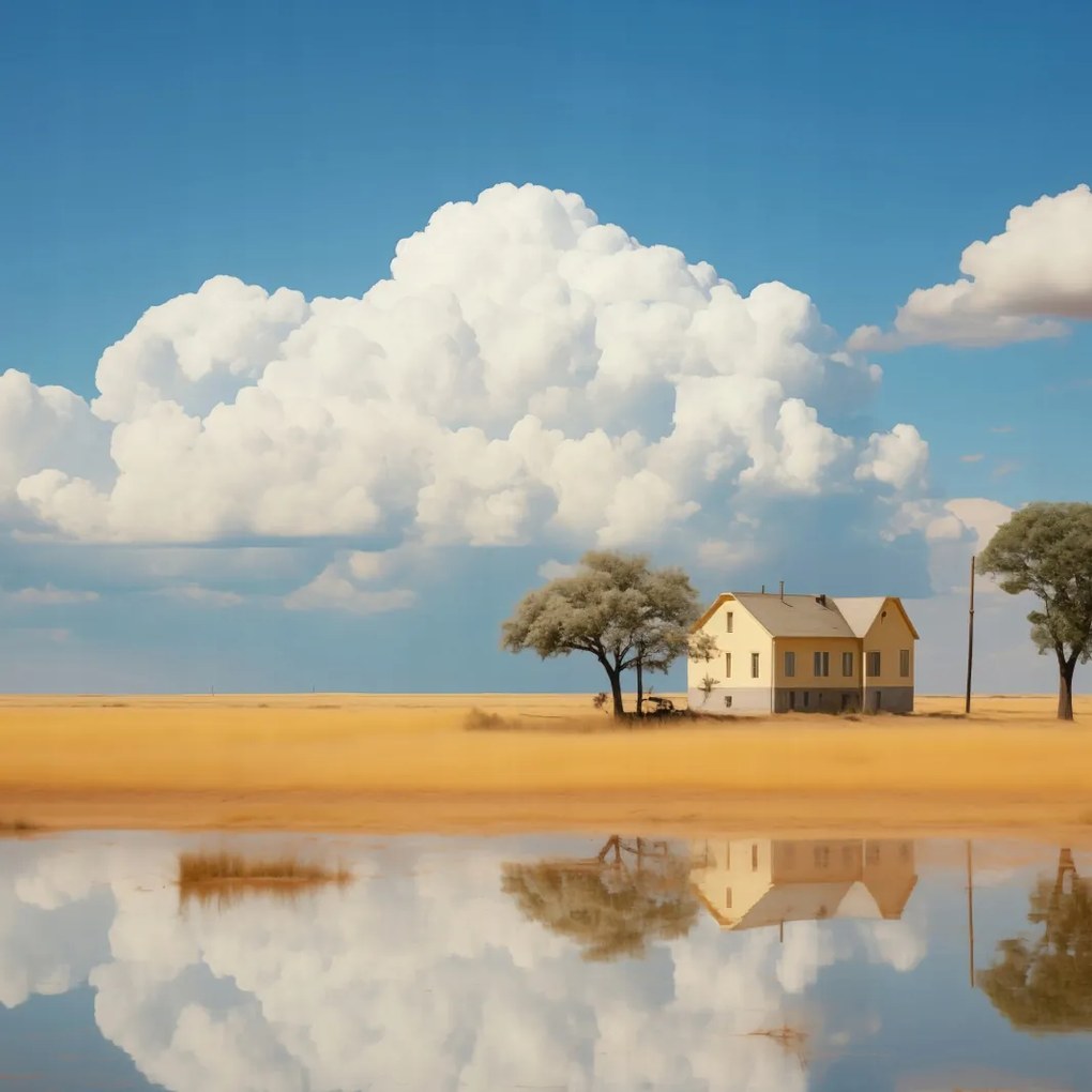 Poszter 50x50cm Ház