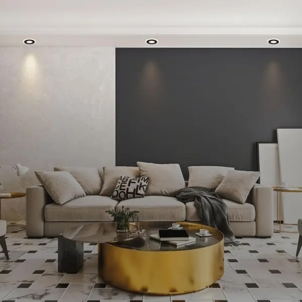 Briloner 7039-035 - KÉSZLET 3x LED Fürdőszobai beépíthető lámpa LED/5W/230V IP44