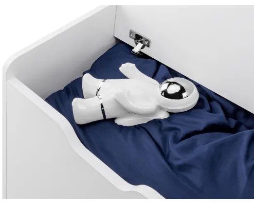 Gyermek tárolódoboz PABIS 50x60 cm fehér/kék