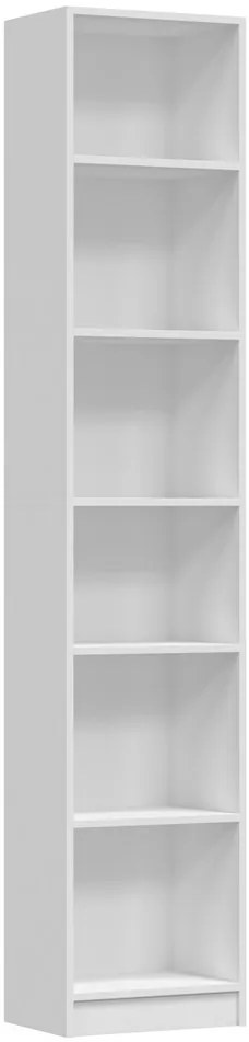 PAFOS W40 polcos szekrény, 40x29x200 cm, fehér