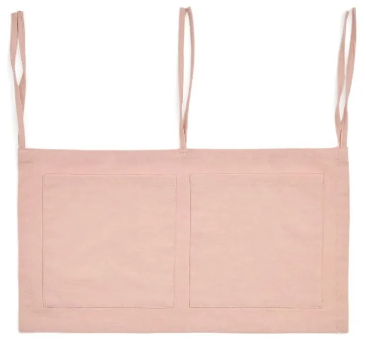 Rózsaszín pamut zsebes tároló kiságyra 45 cm Laily – Kave Home