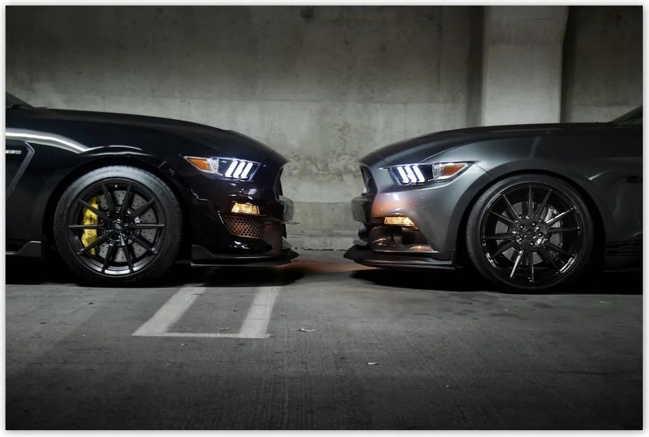 Poszterek 90x60 Face to face Mustang