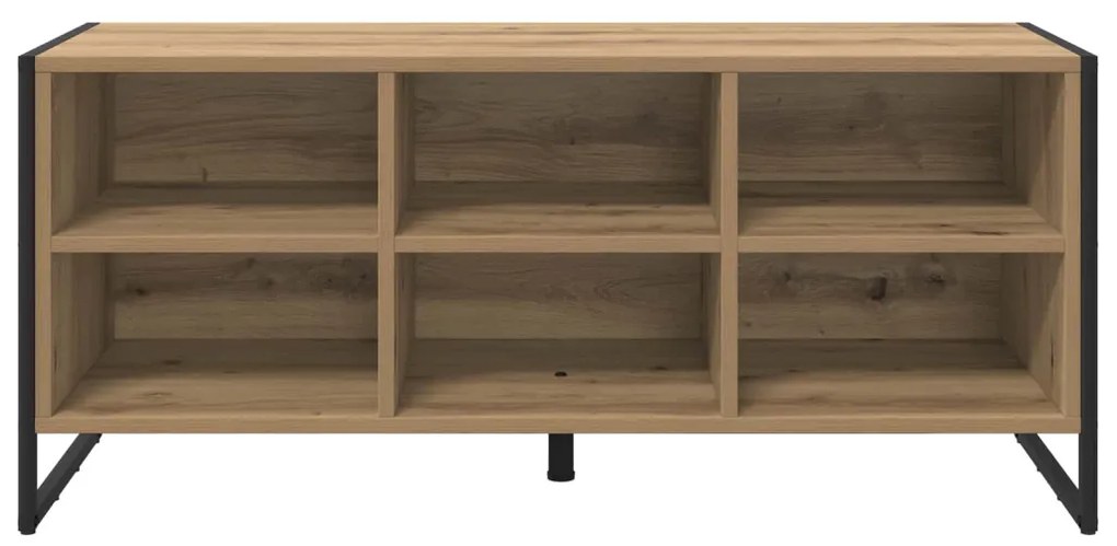 Cipőszekrény tárolóval Művészi tölgy 60 x 35 x 44 cm Faanyag