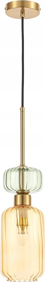 Függőlámpa Molly Amber 1xE14