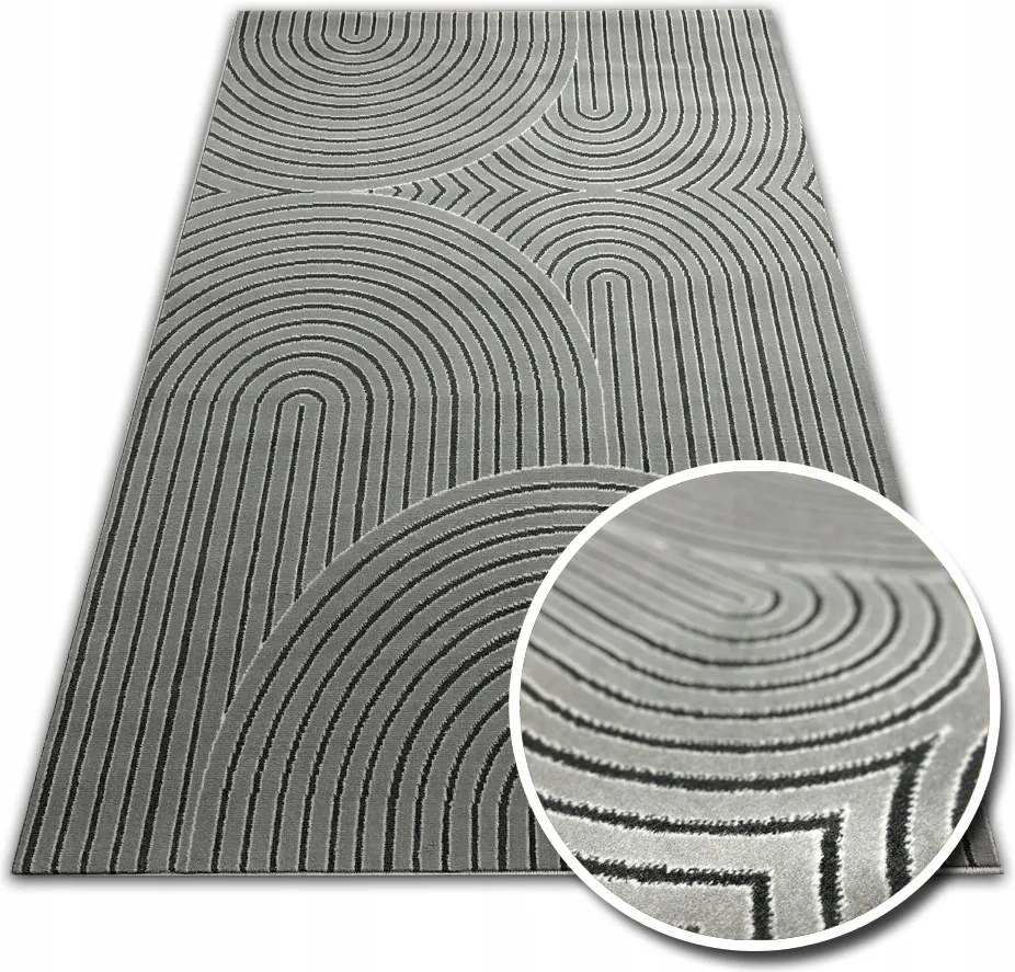 Sűrű Stílusos Szőnyeg 140x200 Kortárs Minta MIX