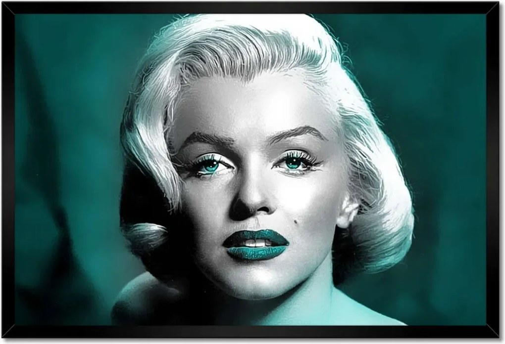 Poszterek keretben 60x40 Marilyn Monroe boa