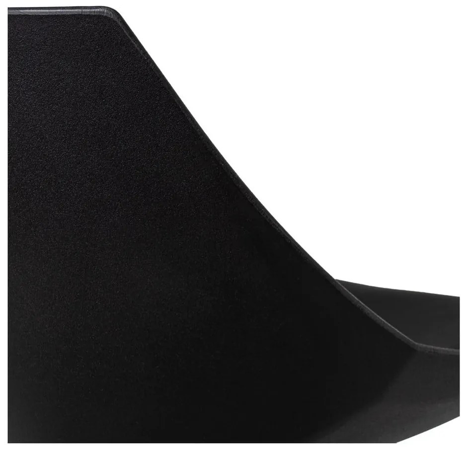 Fekete bőr utánzat állítható magasságú bárszék szett 2 db-os (ülésmagasság 56,5 cm) – Casa Selección