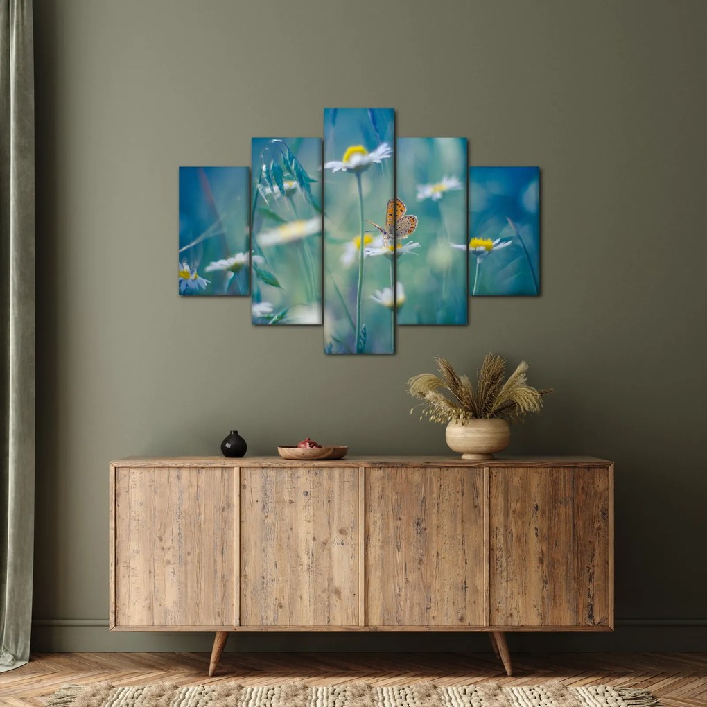 Kép - pillangó a százszorszépen (150x105 cm)