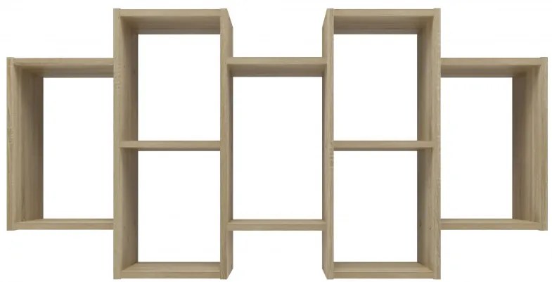Odell Bilbao 7.0 fali polc, 129,5x65x20 cm, sonoma