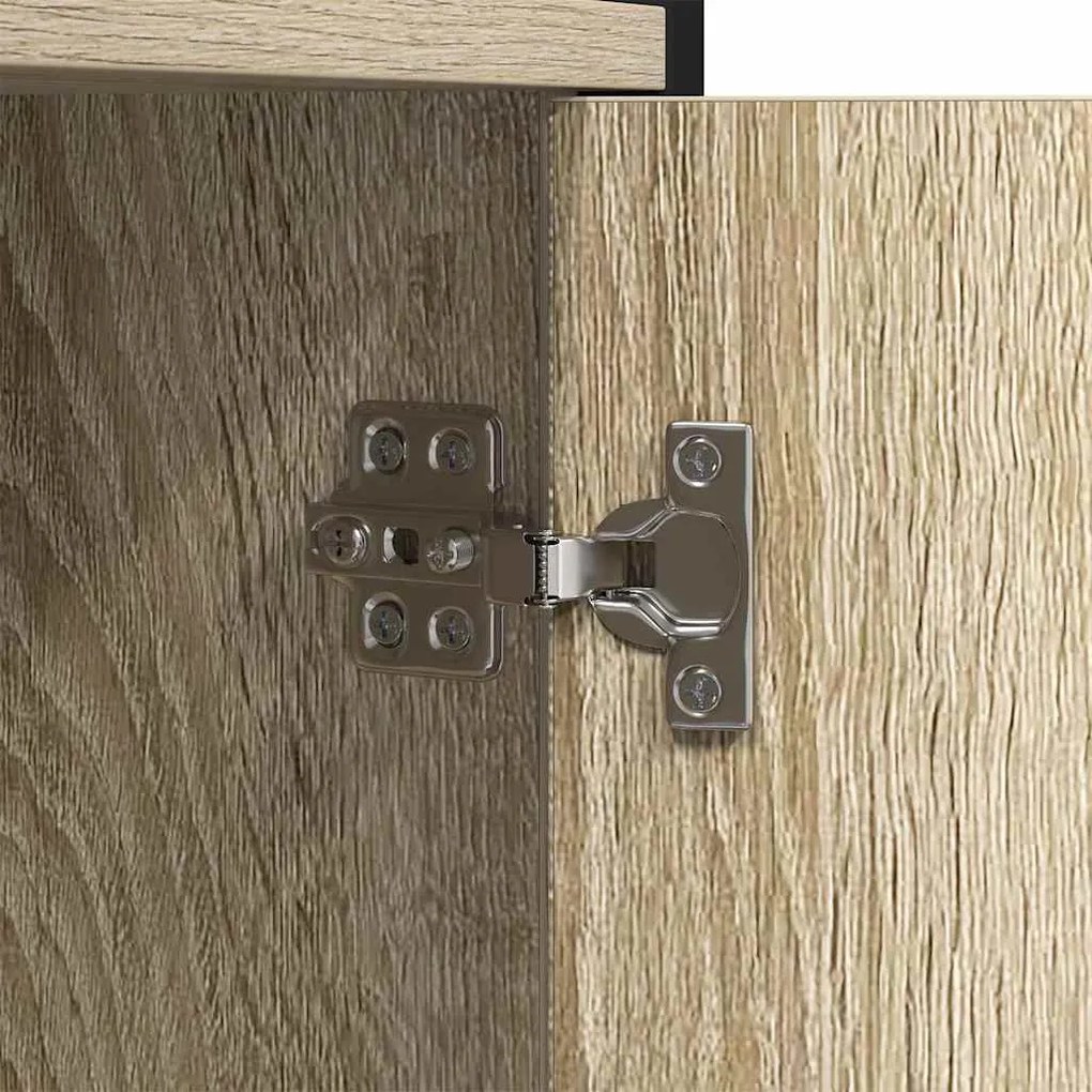 Könyvespolc sonoma tölgy 80 x 30 x 155.5 cm Faanyag