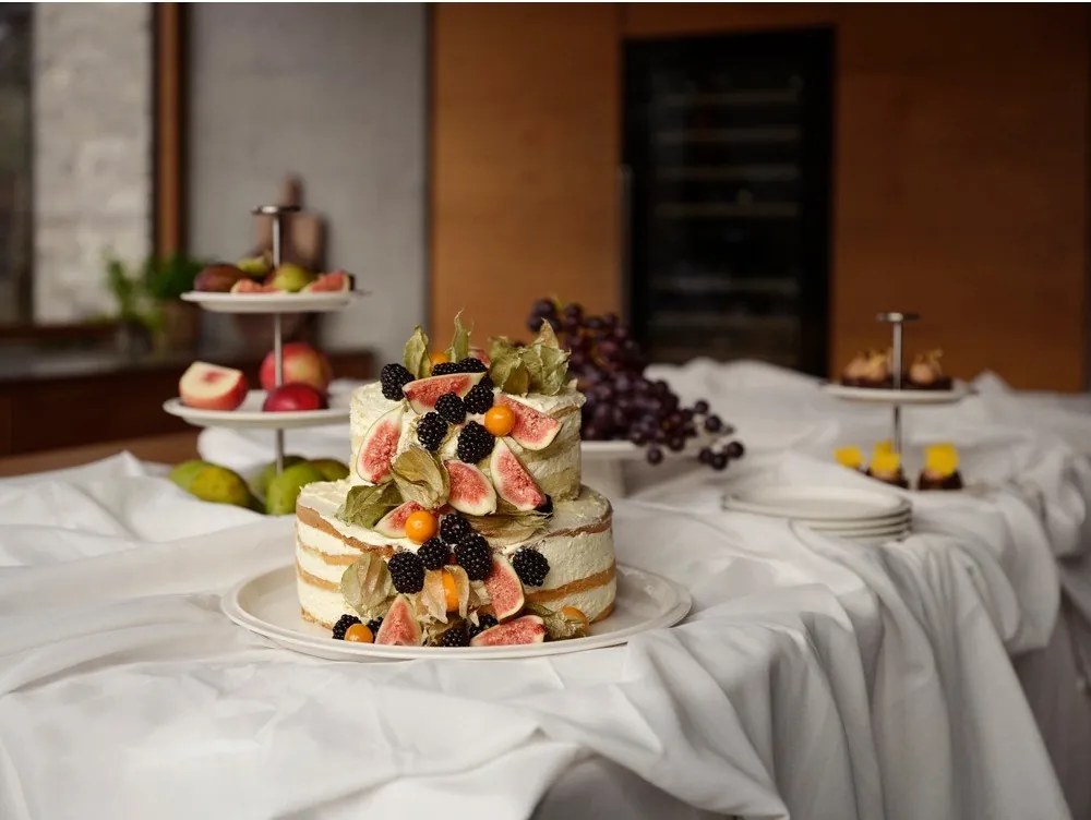 Porcelán szervírozó tálca ø 32 cm Eau – Zone