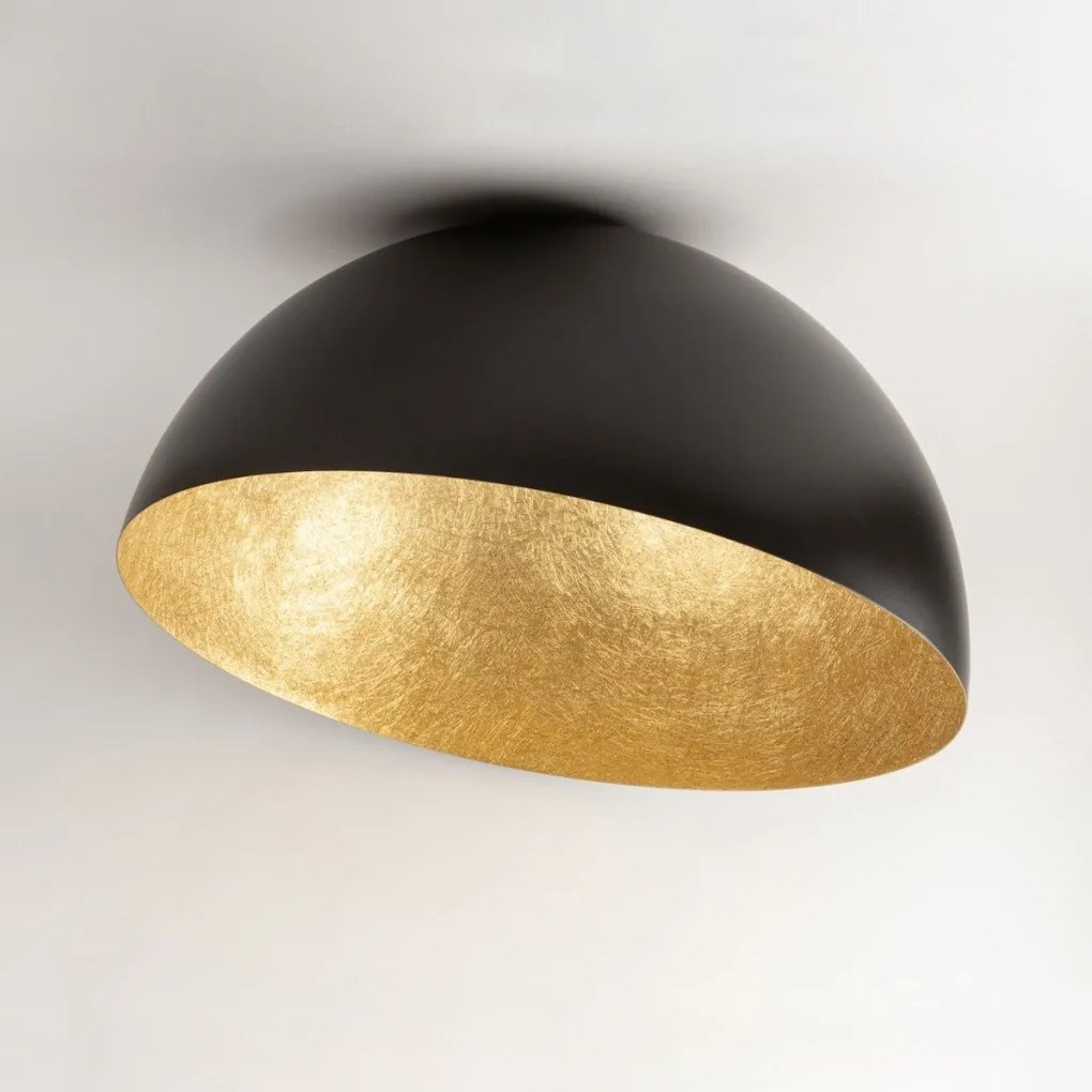SIGMA LIGHTING 32471 SFERA Loft Mennyezeti Lámpa Fekete, Arany E27 IP20