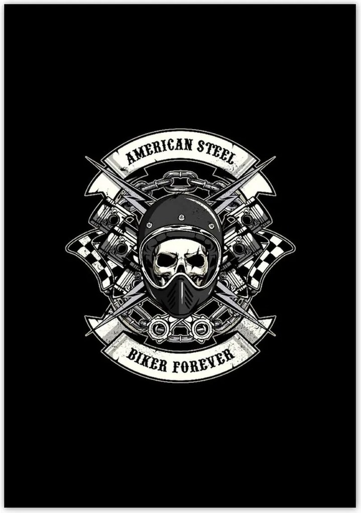 Poszterek 70x100 Motorkerékpáros hangulat