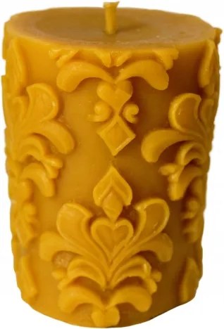 Dekoratív henger nagy méhviasz gyertya