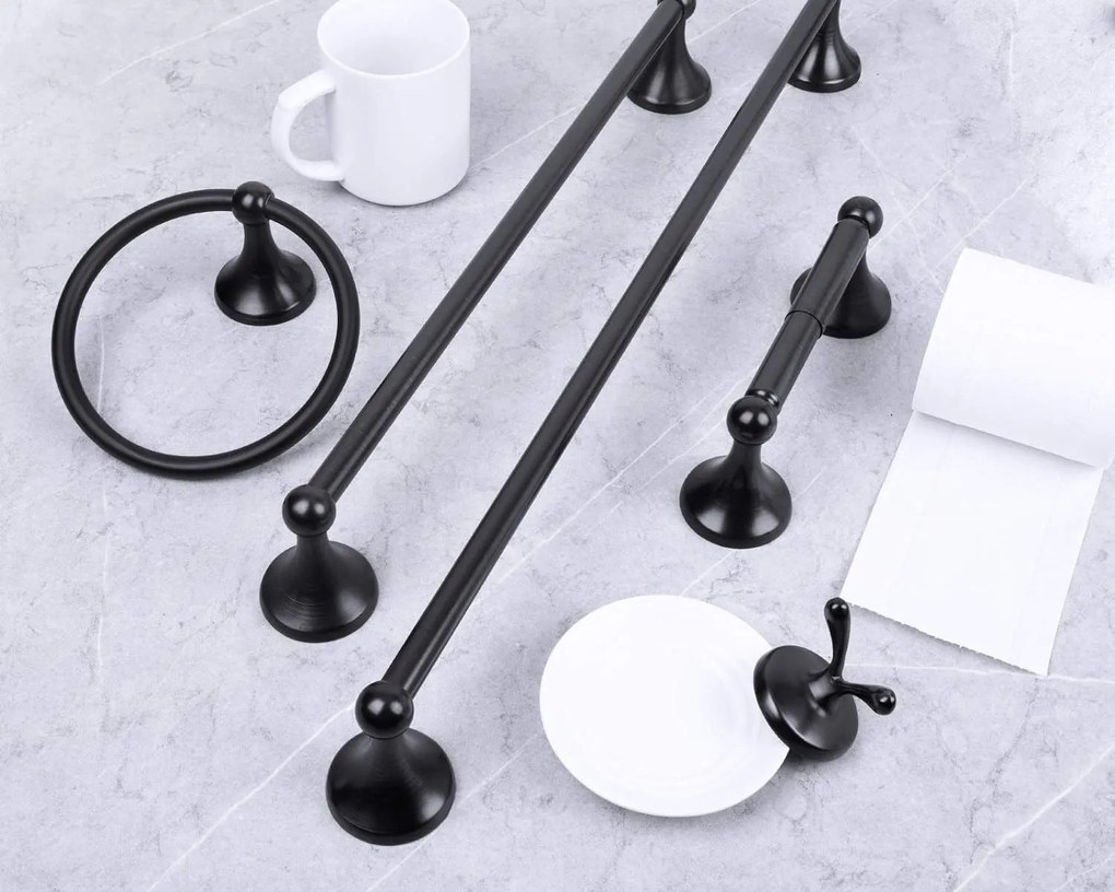 Fürdőszoba fogas Black 332867A