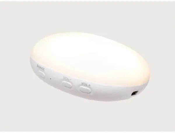 Moonie - Snuggle buddy dallammal és világítással medvebocs 2.0 organic caramel