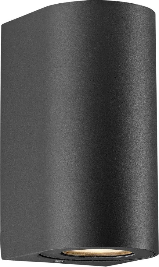 NORDLUX 49721203 CANTO Modern Kültéri Fali Lámpa Fekete GU10 IP44