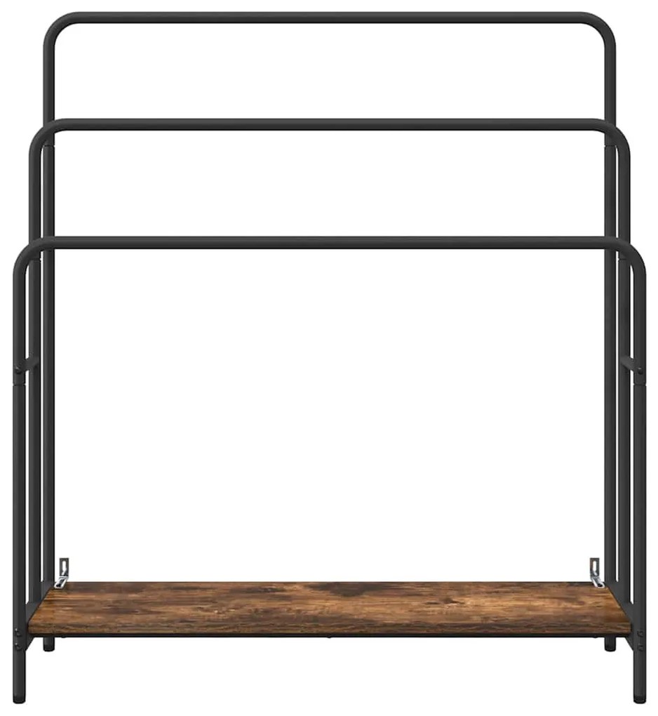 Ruhaszárító polcokkal Füstölt tölgy 90 x 30 x 100.5 cm Faanyag