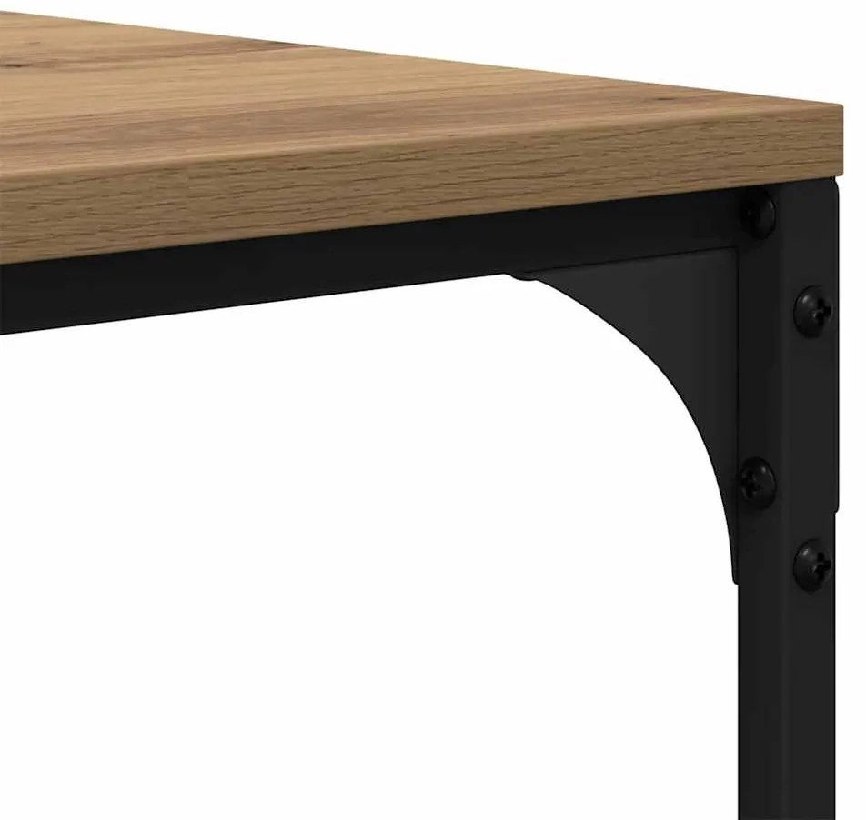 vidaXL Dohányzóasztal Artisan tölgy 100 x 50 x 35 cm Faanyag