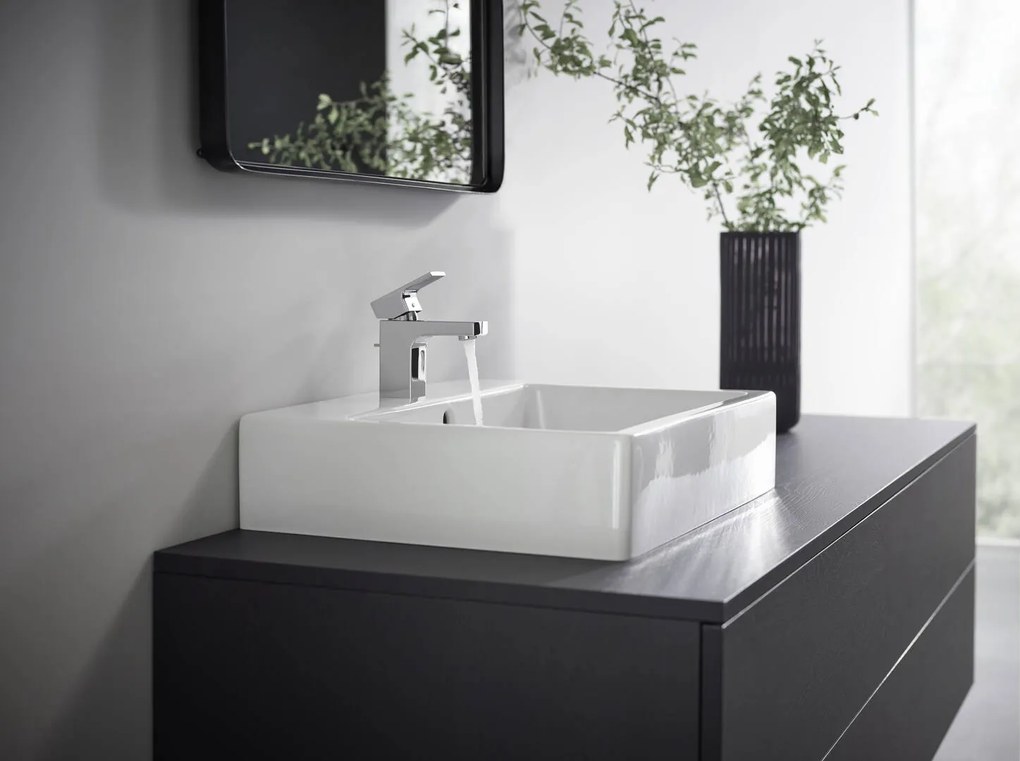 Hansgrohe Vernis Shape, mosdócsap kifolyóval, CoolStart, EcoSmart, króm, 71593000