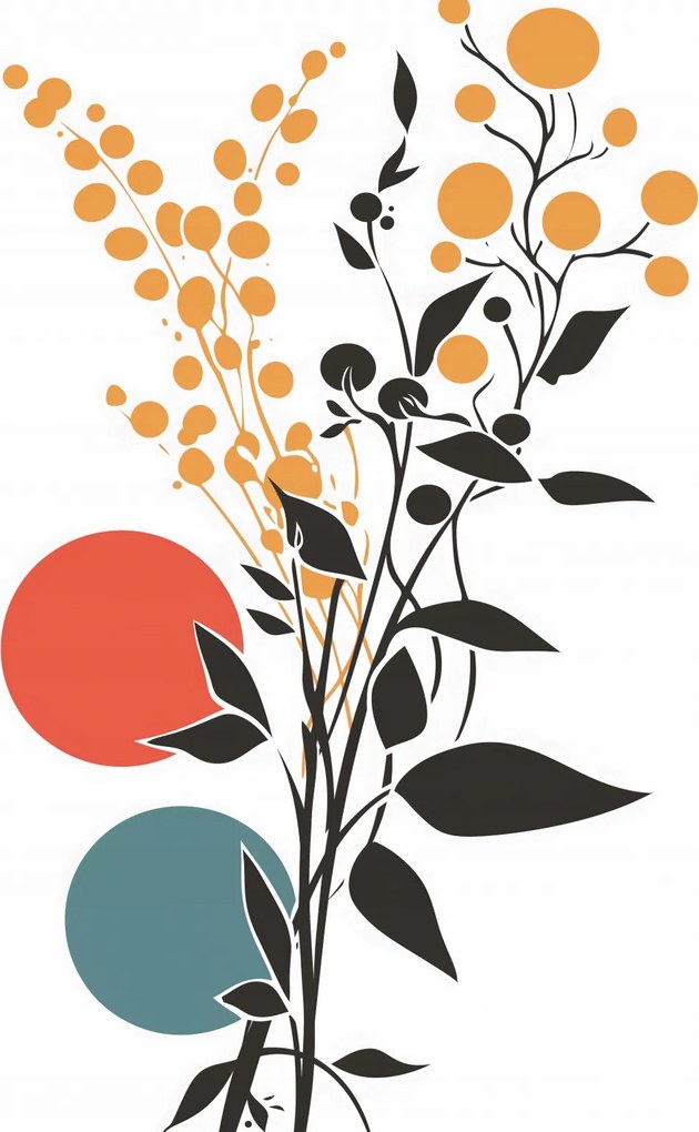 Poszter 68x98cm Virágzó élet