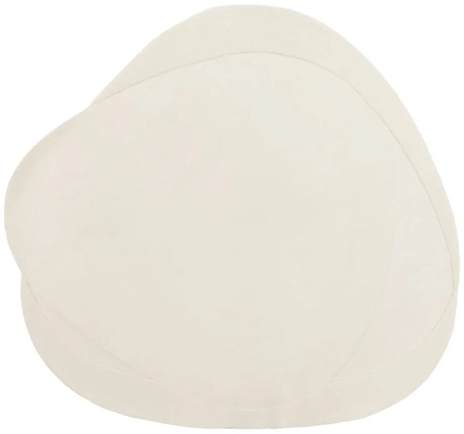 Fehér gyapjú szőnyeg 150x150 cm Olsen – Asiatic Carpets