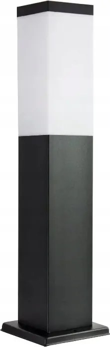 Kerti világító oszlop szögletes 45x8 cm fekete IP44 Su-ma