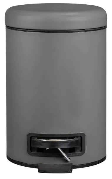 Szürke acél pedálos szemetes 3 l Leman – Wenko