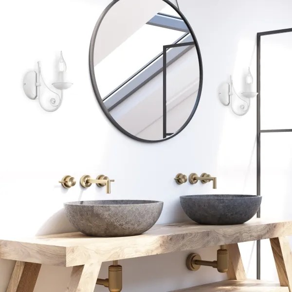 Fali lámpa DONATO 1xE14/40W/230V fehér