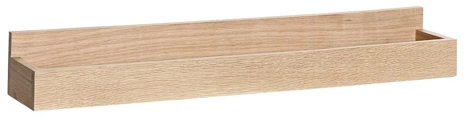 Natúr színű fali polc képekhez tölgyfa dekorral 60 cm Folk – Hübsch