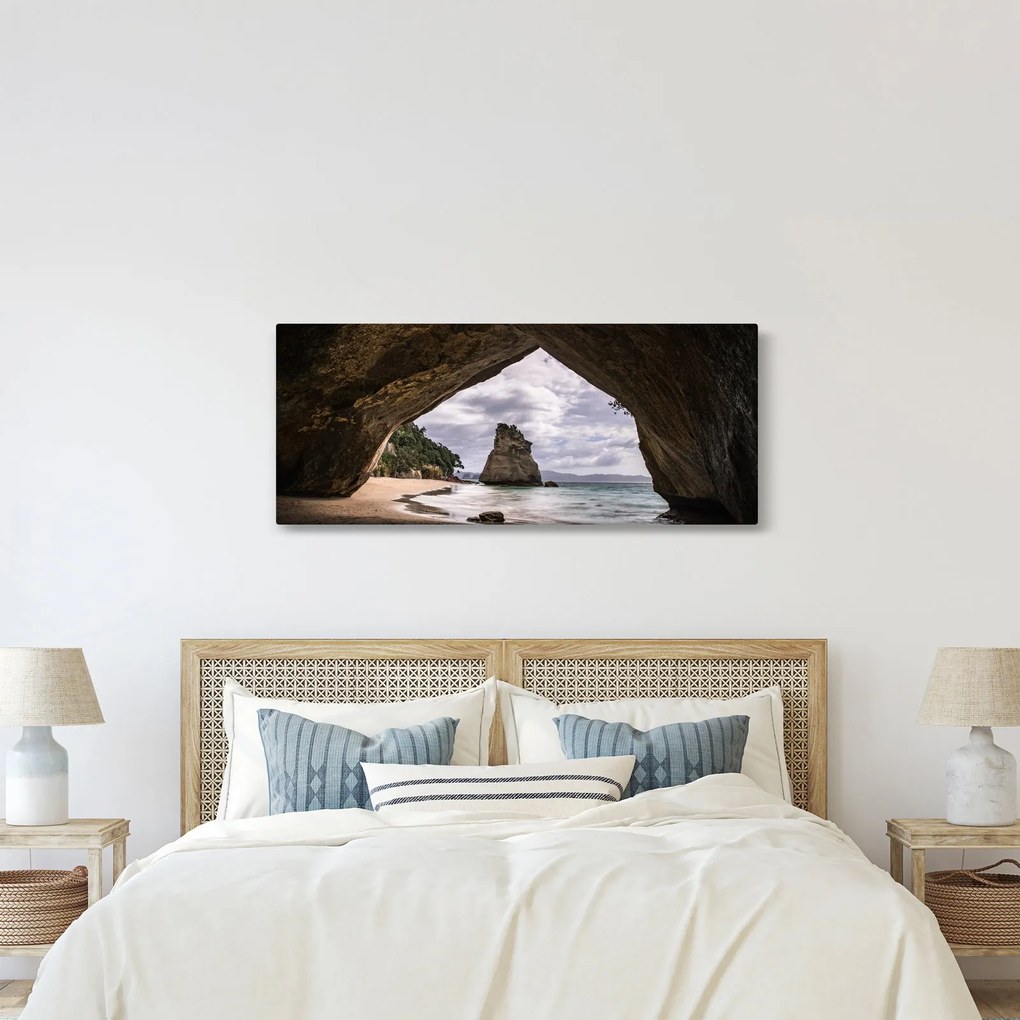 Barlang képe, Új-Zéland (120x50 cm)