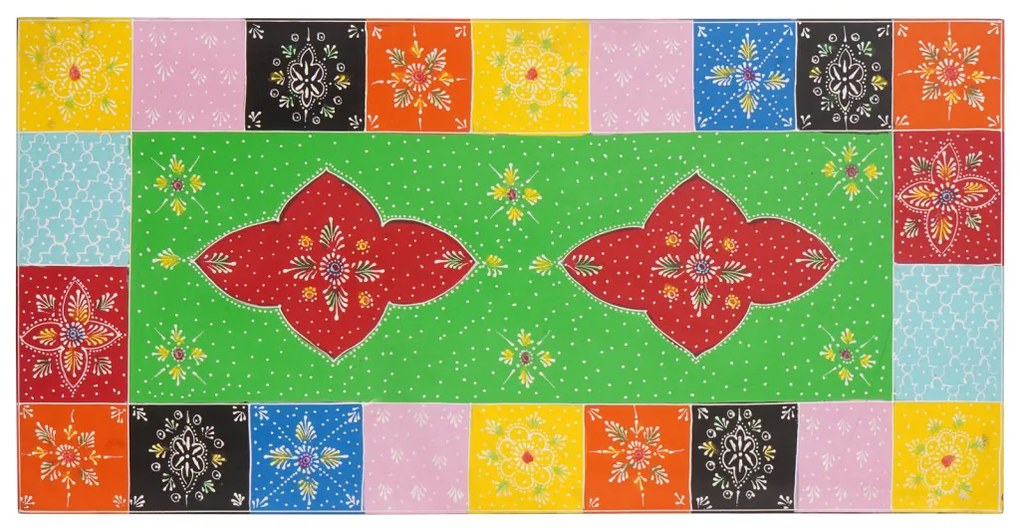 Asztal 100x50x75 cm Szilárd Mangófából