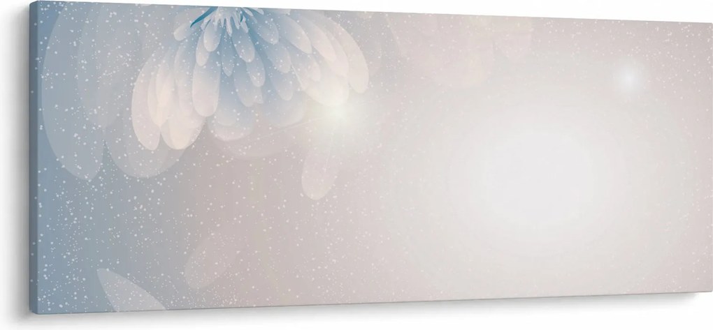 Kép - havas virágok (120x50 cm)