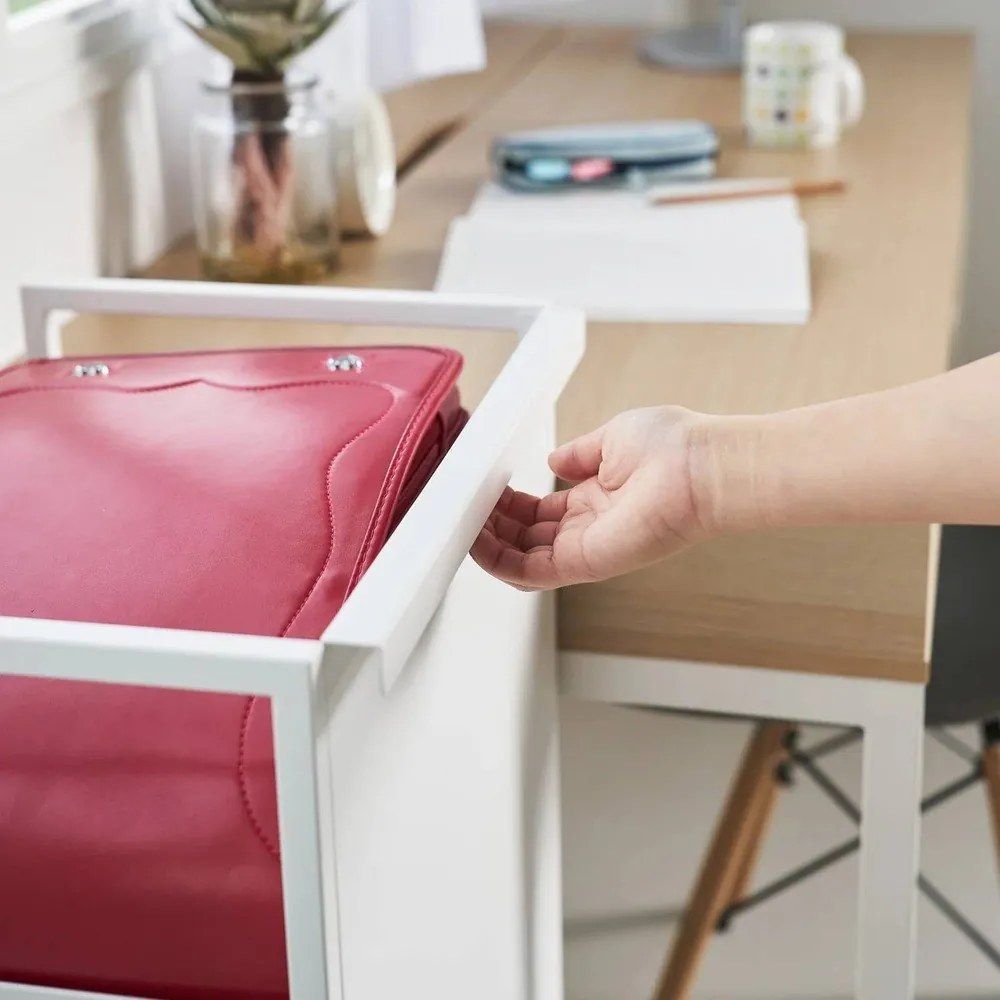 Fehér fém gurulós polcos állvány 42x84,5x32 cm Tower – YAMAZAKI