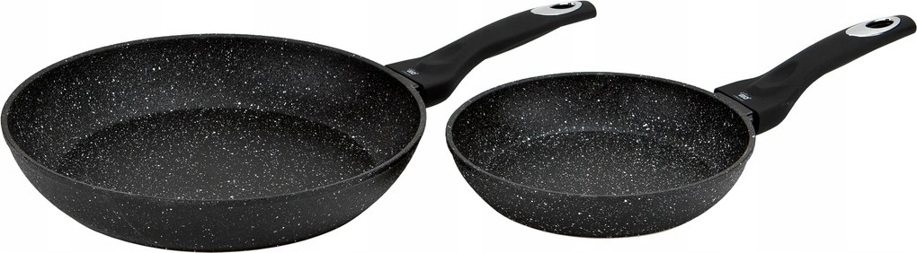 2 db-os indukciós serpenyő szett 20/28 cm Granit Passion no. 20314