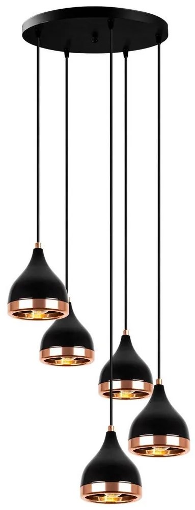 Csillár zsinóron YILDO 5xE27/40W/230V