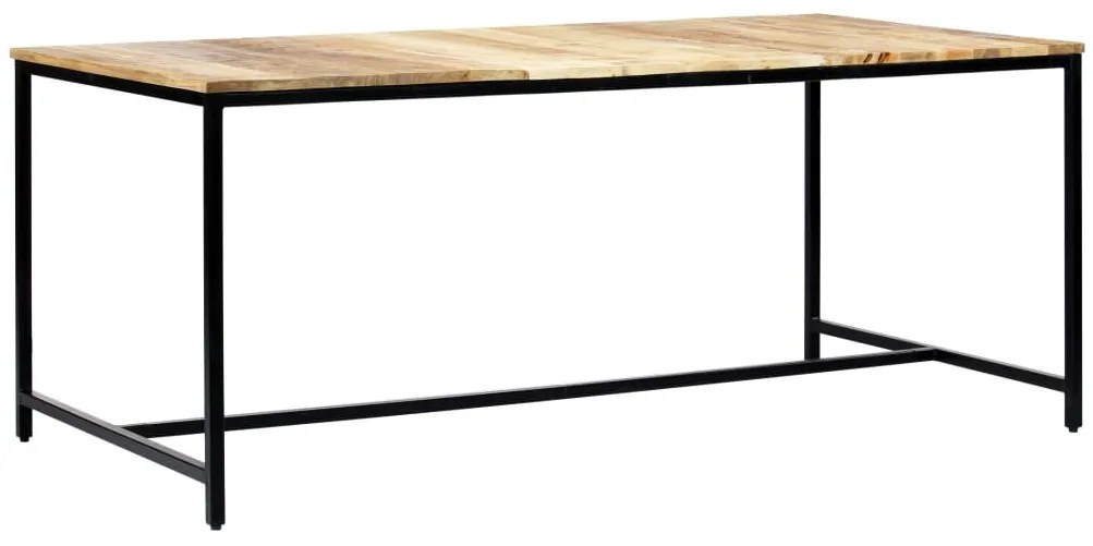 Tömör nyers mangófa étkezőasztal 180 x 90 x 75 cm