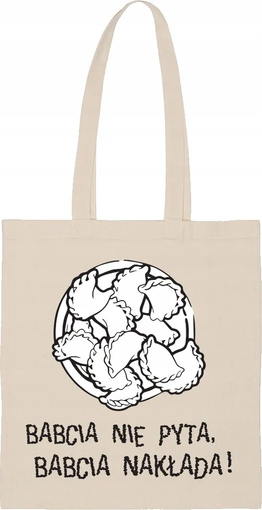 Öko Táska Pamut ekrü ajándék Nagymama Nem Kérdezi Felvitel Nap TT_427