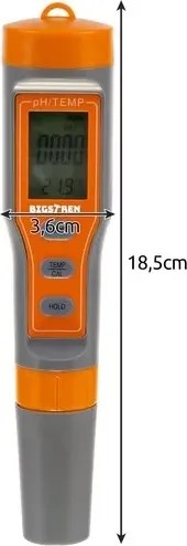 Elektronikus pH LED teszter 4 az 1-ben ATC funkcióval és hőmérővel Bigstren