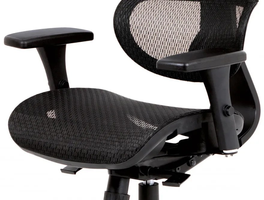 Ka-a188 Scaun pivotant de birou modern negru